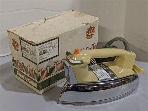 vintage general electric steam iron